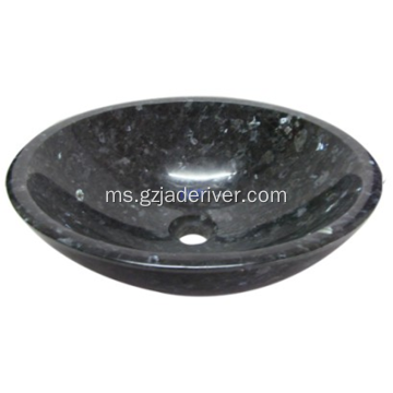 Black Granite Stone Sink for Bathroom